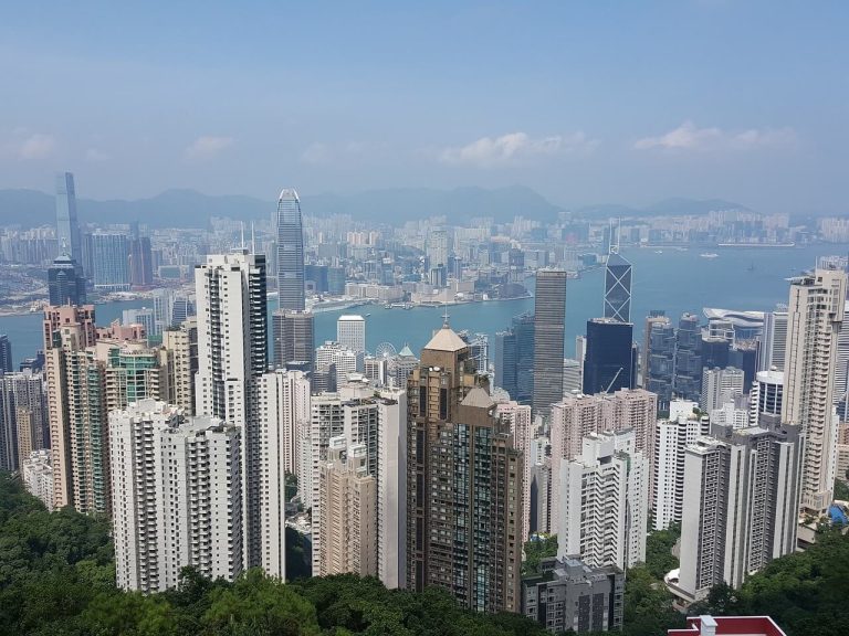 Hongkong, Miasto, wysokie wieżowce
